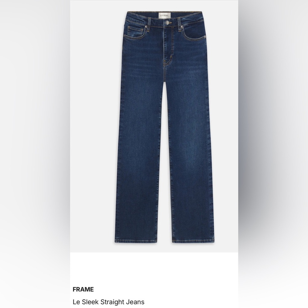Frame Le Sleek (Le High) Stretchy Straight Leg Jeans